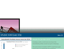 Tablet Screenshot of induswealth.com